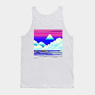 The extraordinary Fuji amidst a particularly colorful landscape. Tank Top